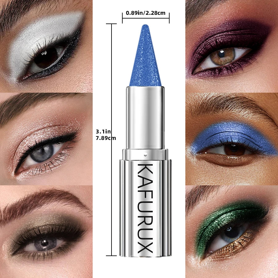 Waterproof Metallic Eyeshadow Stick – 12 Shades, High-Pigment Shimmer for Drag & Bold Eye Looks