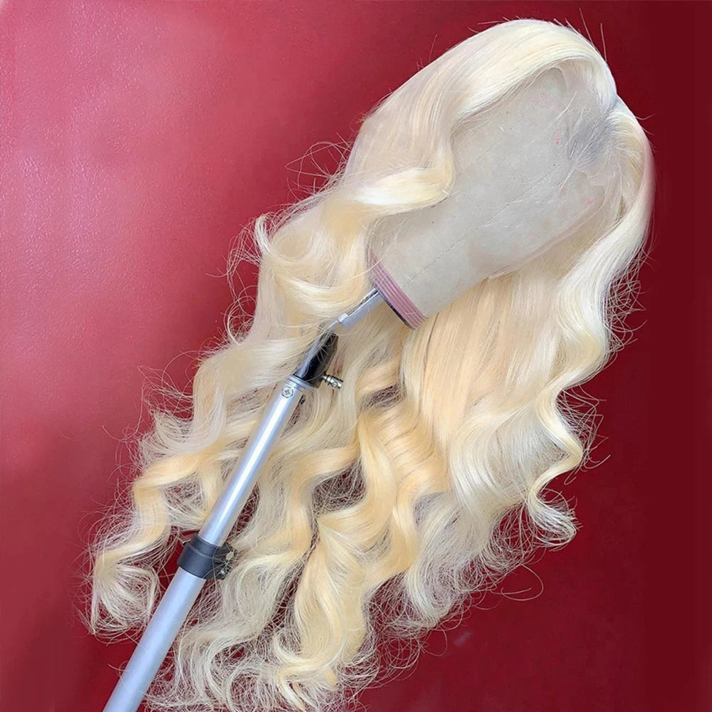 Ice Queen Platinum Blonde Lace Front Wig - Dramatic Wavy Volume for Stage-Slaying Queens