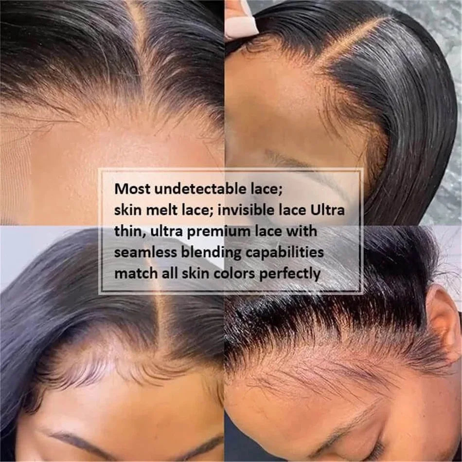 "Pick Your Coverage" Straight HD Lace Frontal Wig – 13x4 or 13x6, Pre-Plucked, 18–32"