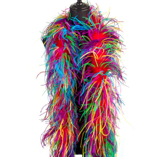 Luxury Ostrich Feather Boa – 2M Drag Queen Boa (6PLY to 25PLY)