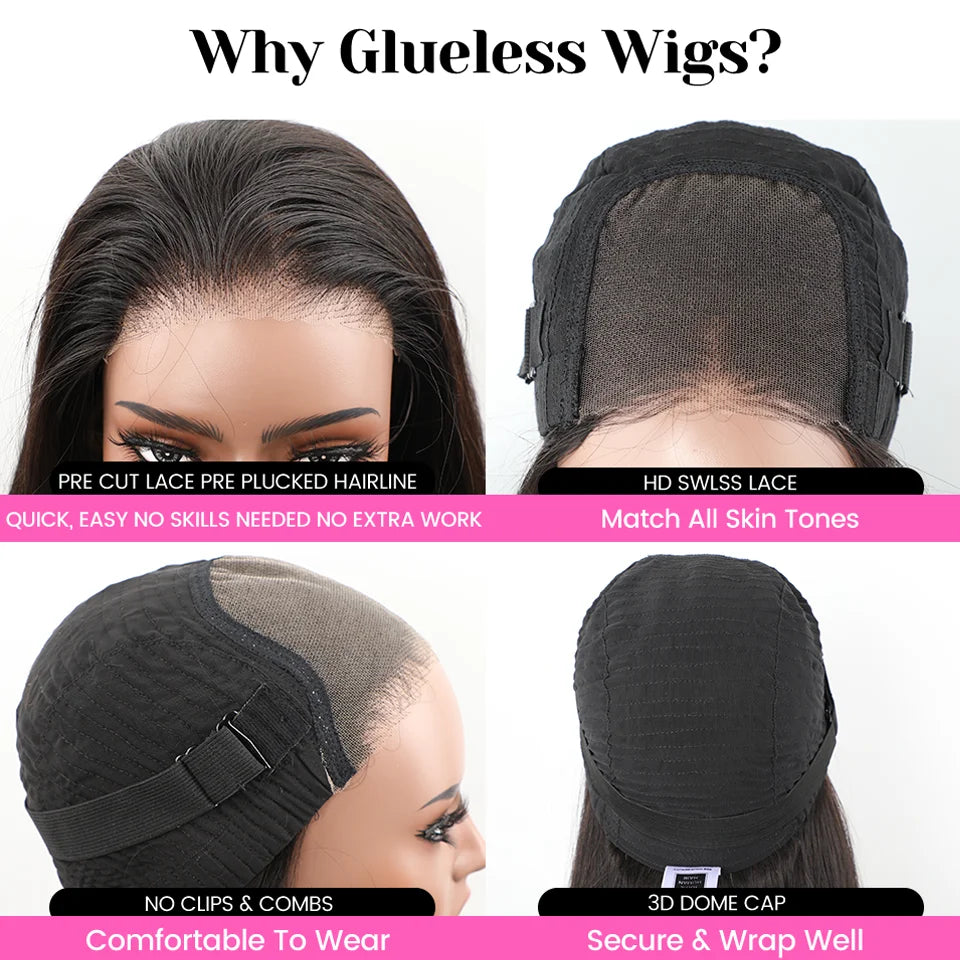 "Chocolate Fantasy" #4 Brown Body Wave Wear & Go Wig – 4x4 Lace, Pre-Cut & Pre-Plucked, Glueless