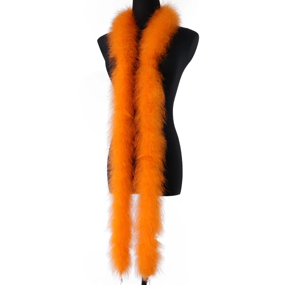 Fluffy Marabou Turkey Feather Boa – 2M | Drag, Party & Costume Accessory