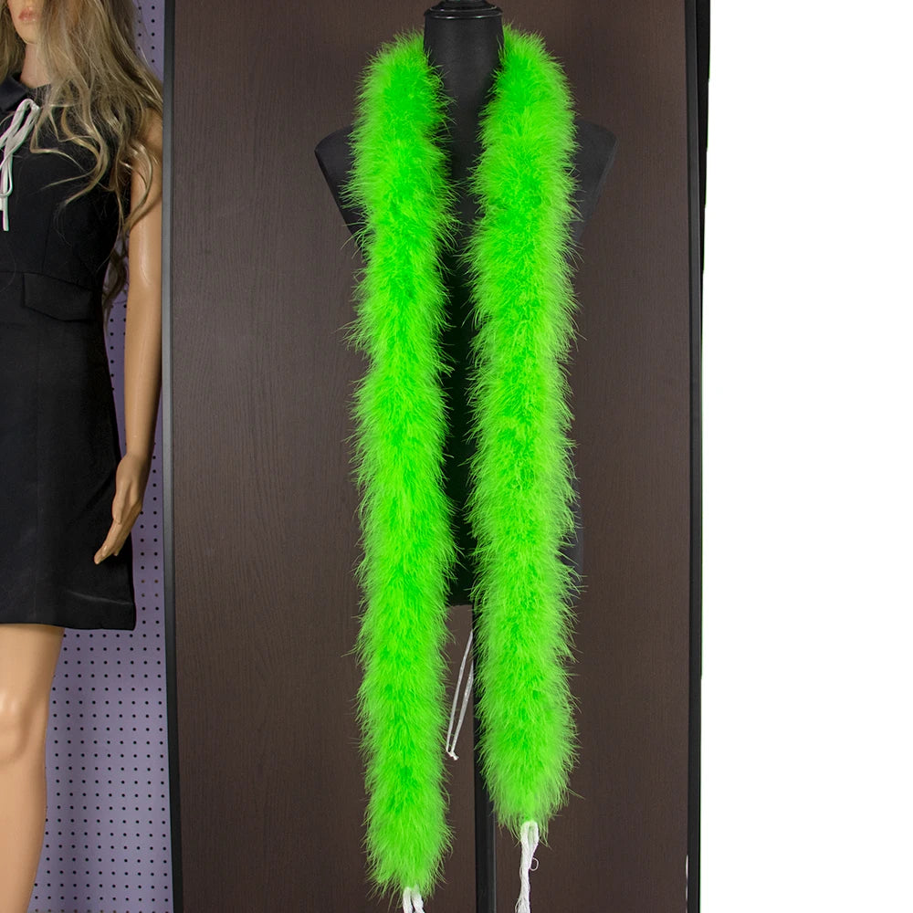 Fluffy Marabou Turkey Feather Boa – 2M | Drag, Party & Costume Accessory