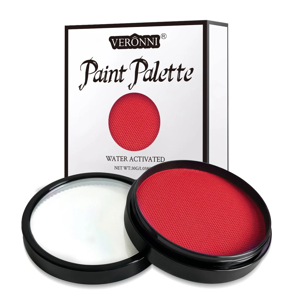 Water-Soluble Face & Body Paint with Brushes