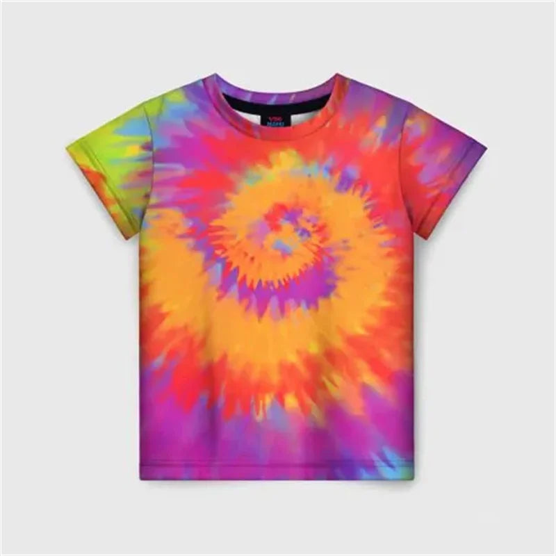 Rainbow Graffiti Pride T-Shirt | Neon Tie-Dye Festival Tee | Unisex XXS–6XL