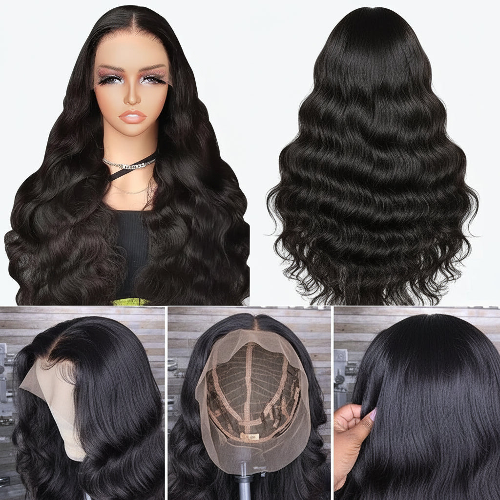 "Wave Theory" Brazilian Body Wave Wig – 13x6 HD Lace Frontal, Pre-Plucked, 18–32"