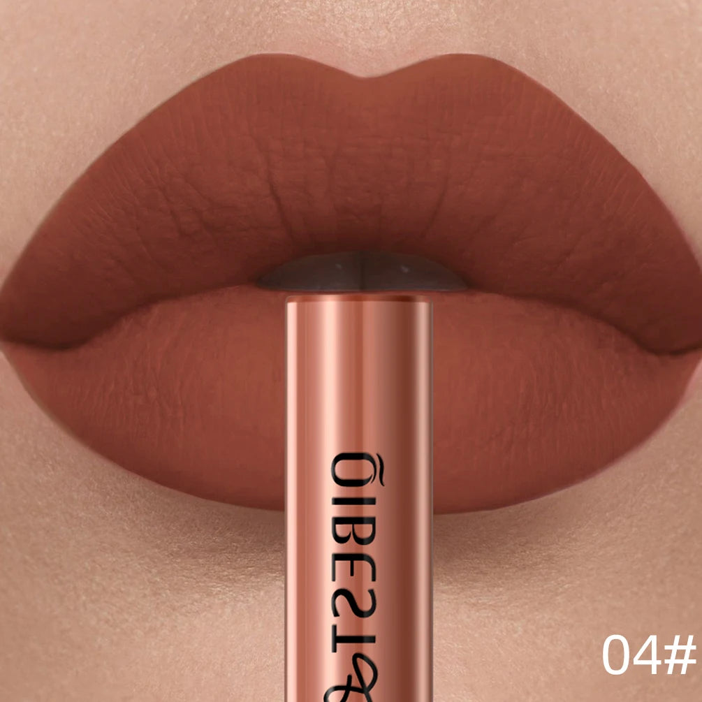 Velvet Matte Liquid Lipstick – 24 Shades, Waterproof Non-Stick Long-Lasting Lip Gloss