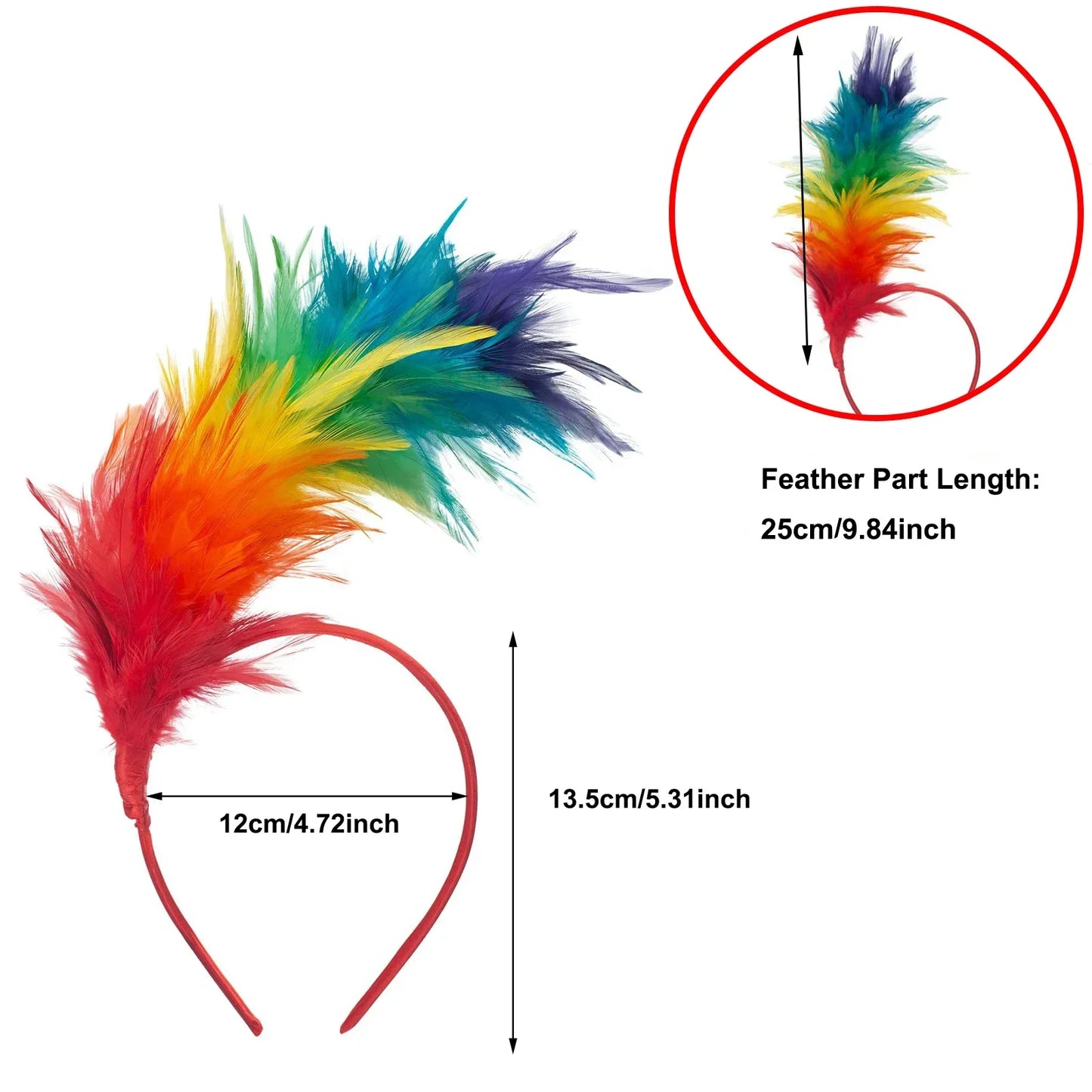 Rainbow Pride Festival Costume Set | Tutu Skirt, Headband, Suspenders, Arm Sleeves & Socks | 3pc or 5pc