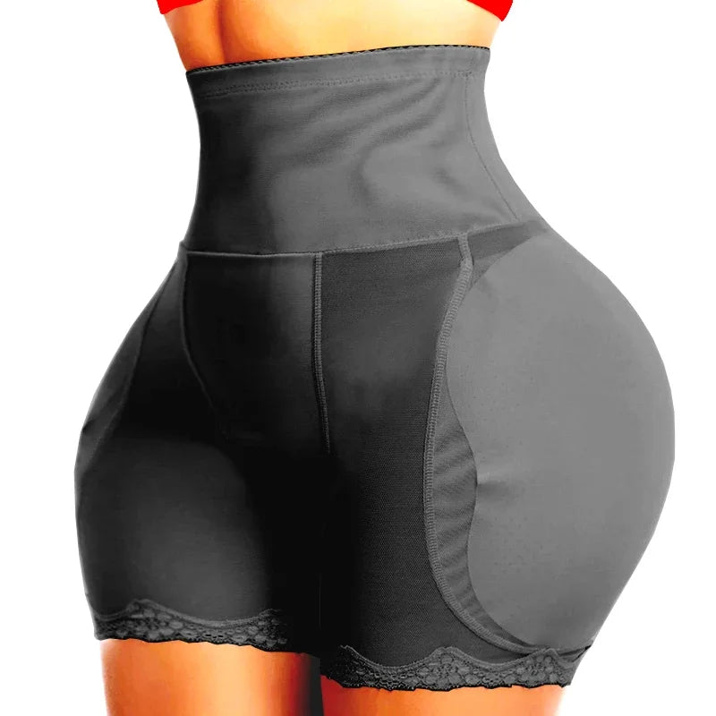 Ultimate Full Body Shaper - Padded Butt Lifter Bodysuit with Removable Hip Pads