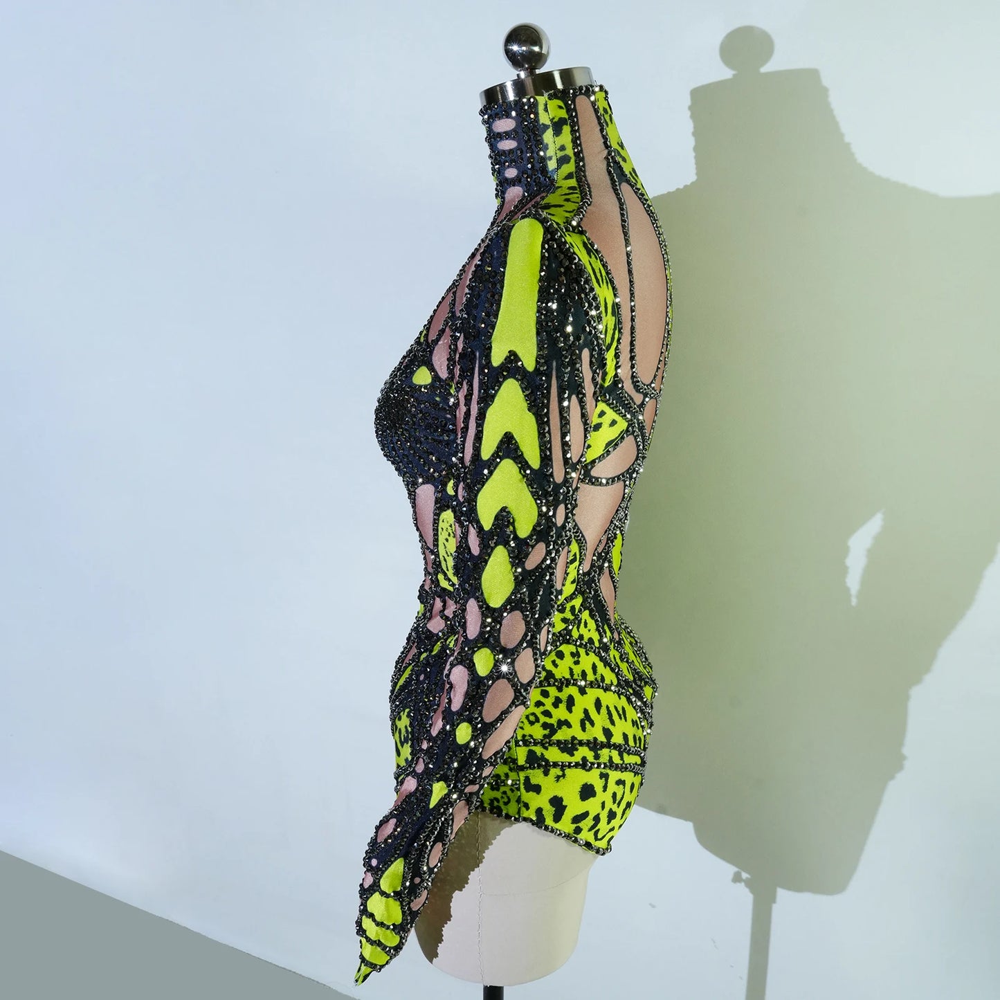 Sparkly Rhinestone Bodysuit – Sexy Drag Queen Dance & Stage Costume