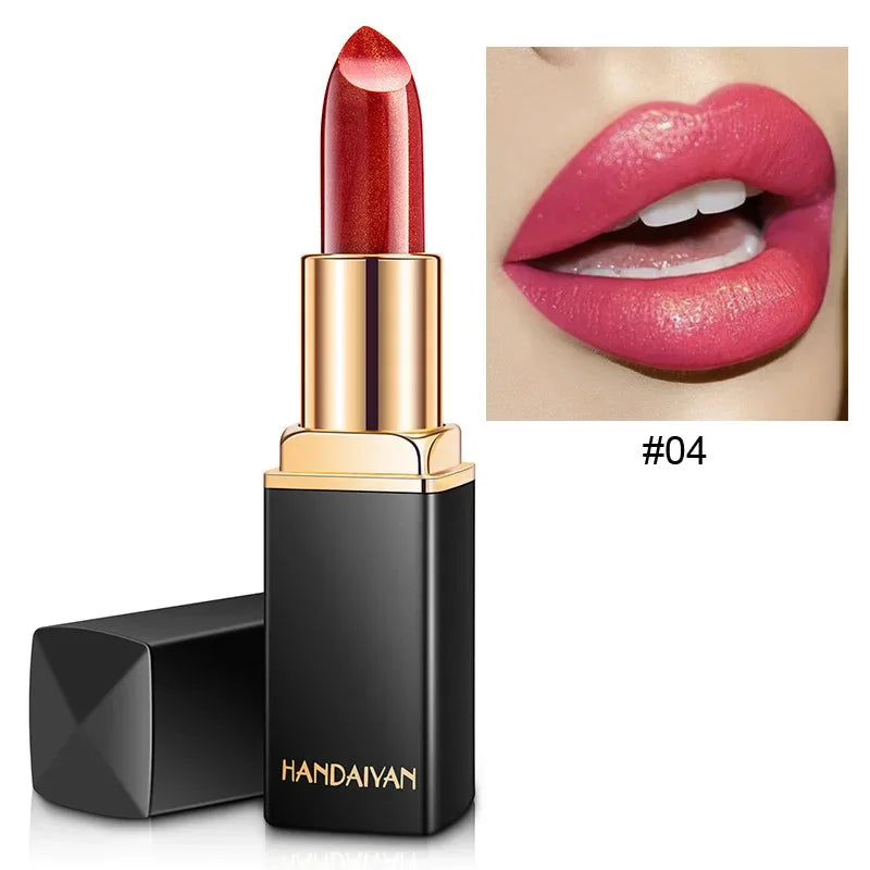 Metal Shimmer Lipstick – 9 Shades