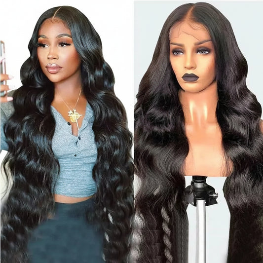 "Wave Theory" Brazilian Body Wave Wig – 13x6 HD Lace Frontal, Pre-Plucked, 18–32"