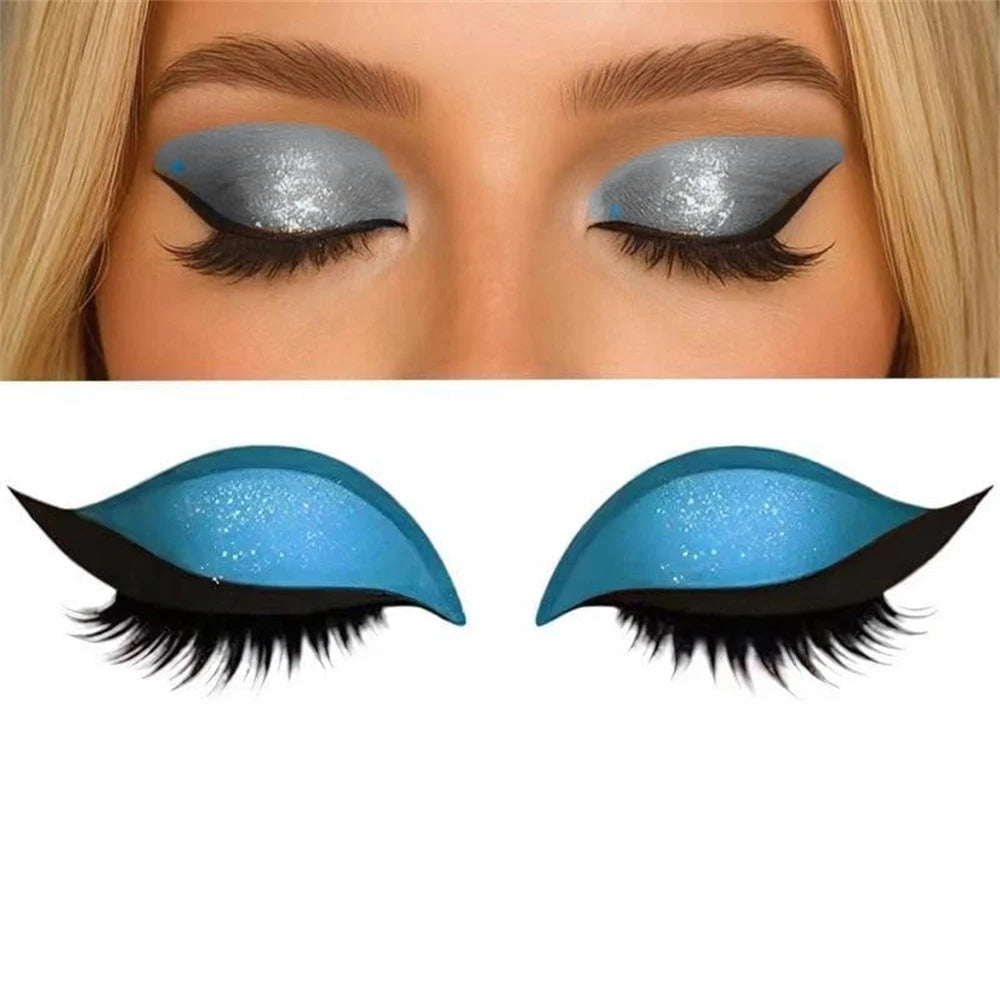 2-in-1 Eyeshadow & Lash Stickers | Peel, Stick & Serve Face