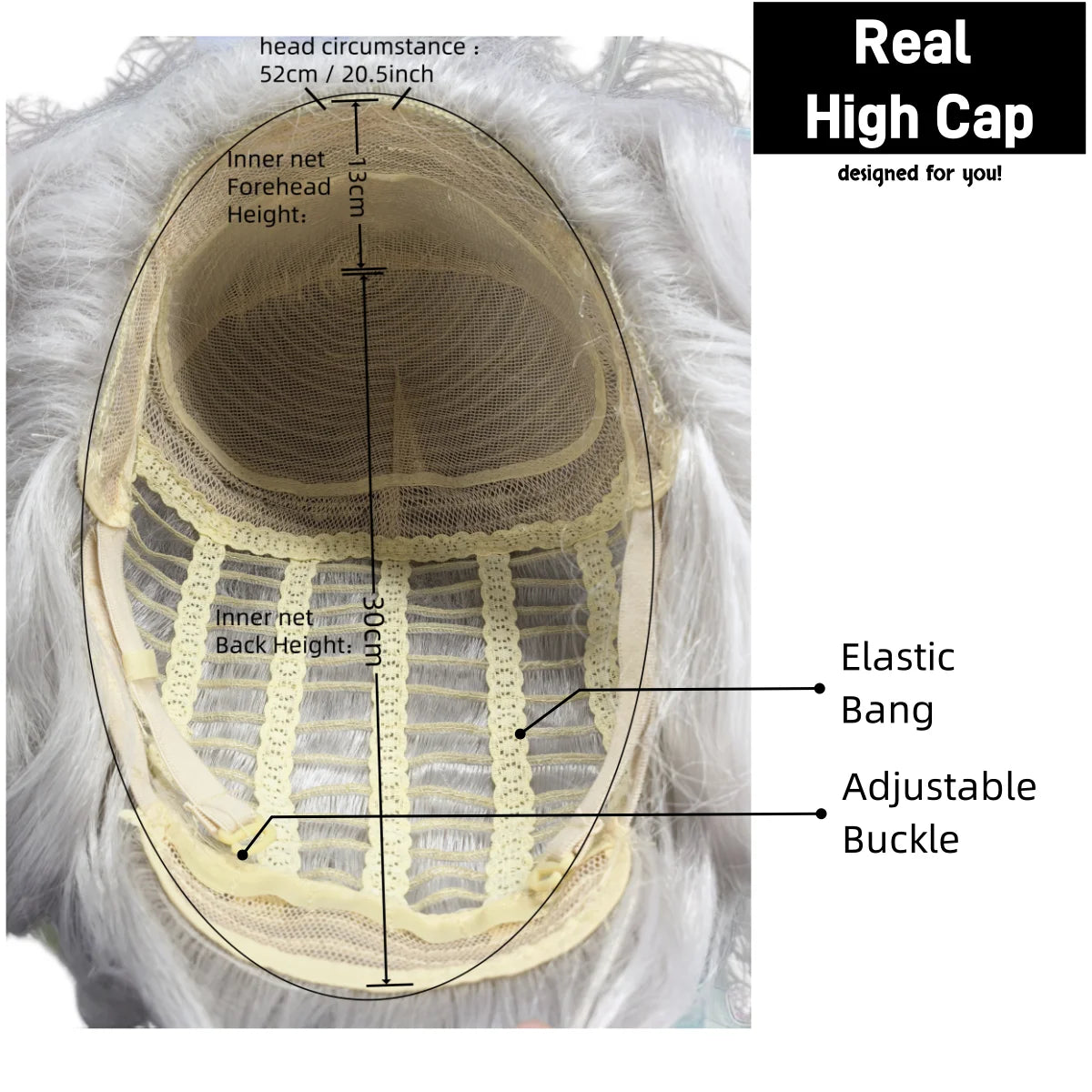 Baroque Rococo Style Costume Wig – Black, Gray, Pink, or Blonde