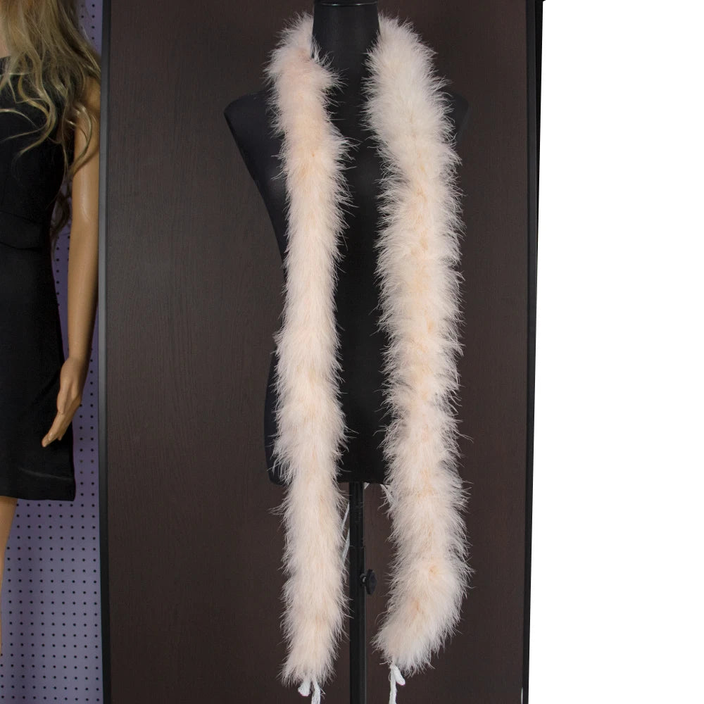 Fluffy Marabou Turkey Feather Boa – 2M | Drag, Party & Costume Accessory