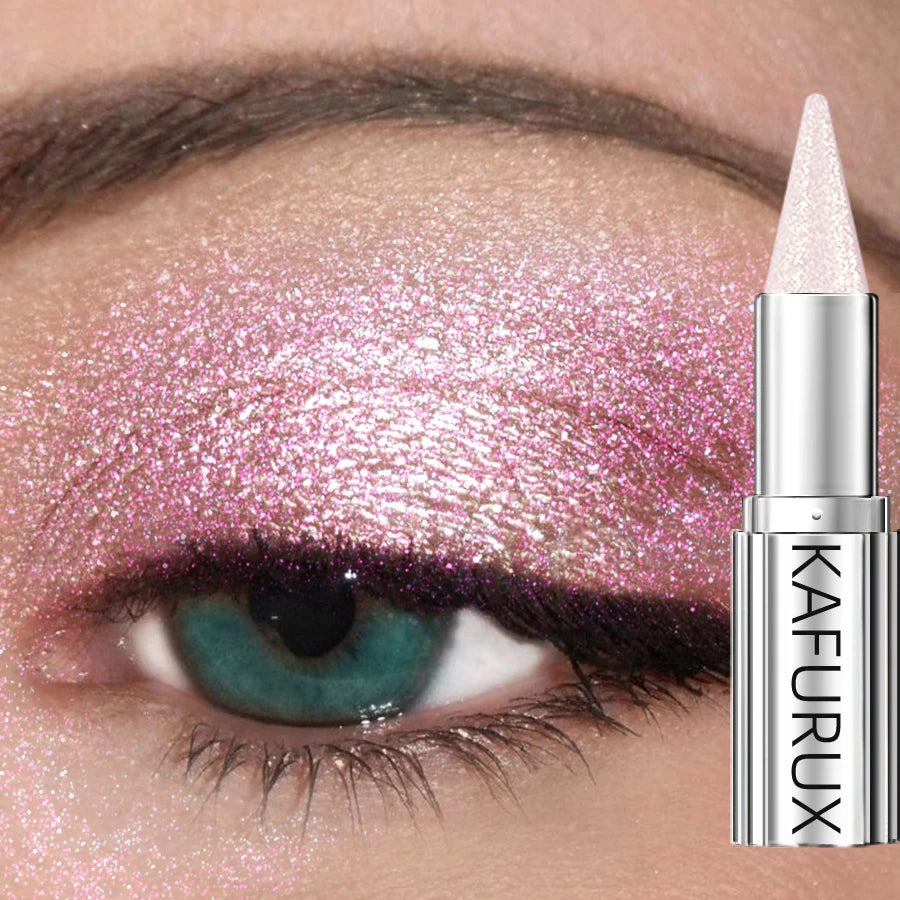 Waterproof Metallic Eyeshadow Stick – 12 Shades, High-Pigment Shimmer for Drag & Bold Eye Looks