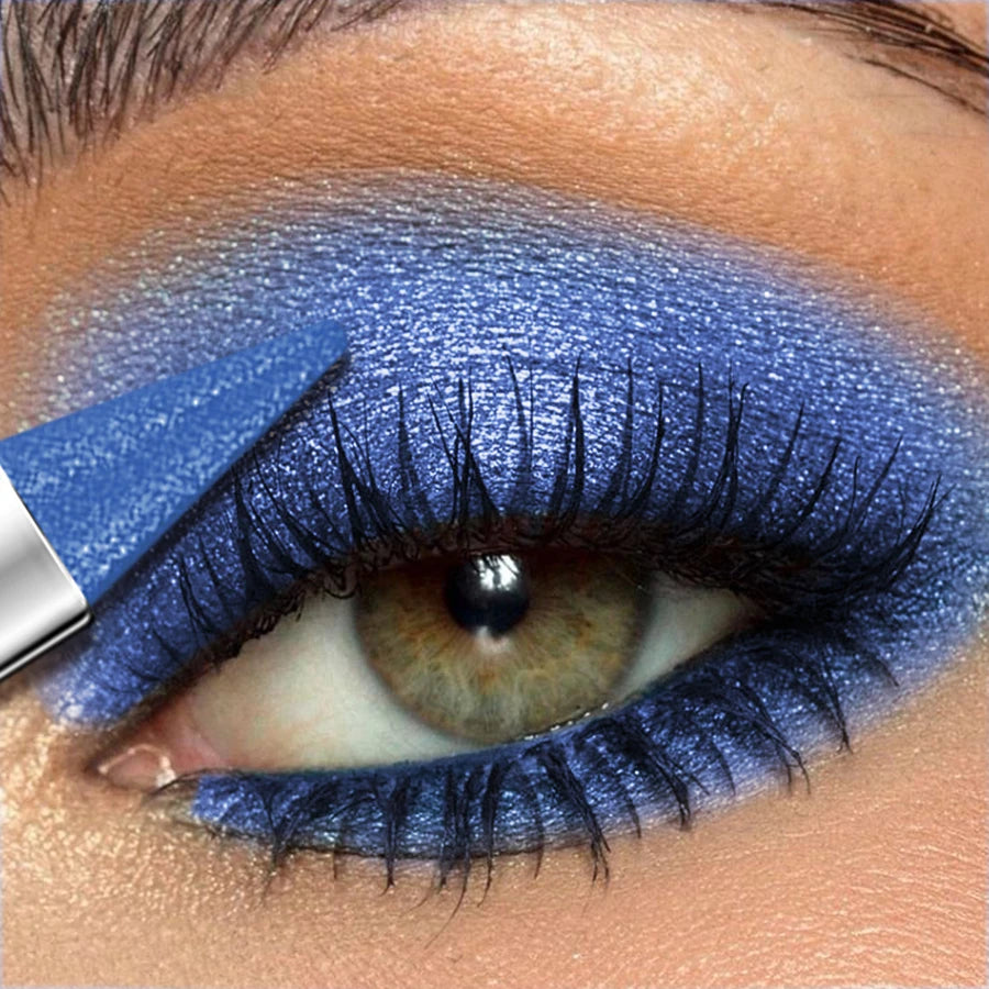Waterproof Metallic Eyeshadow Stick – 12 Shades, High-Pigment Shimmer for Drag & Bold Eye Looks