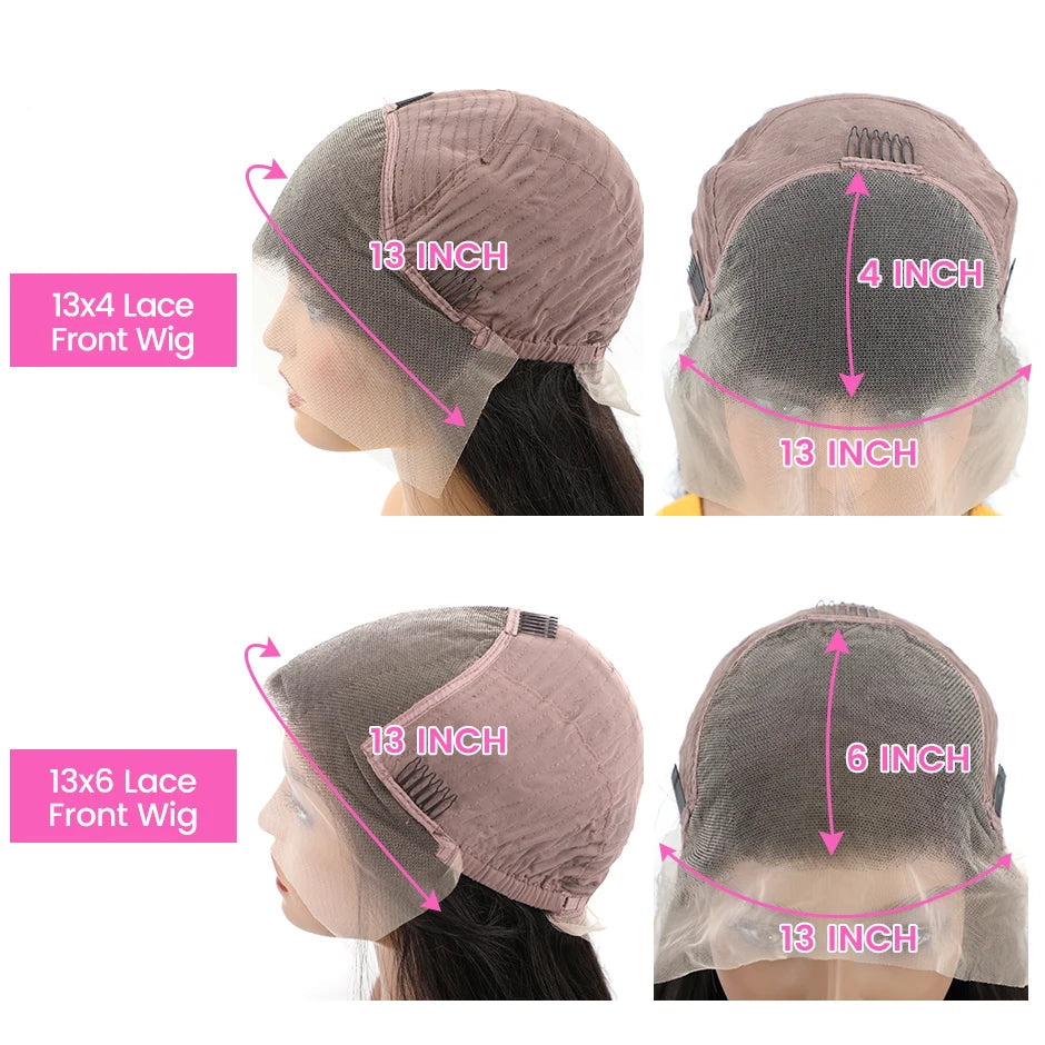 "Make It Rain" Brazilian Water Wave Wig – 13x6 HD Lace Front, 180% Density