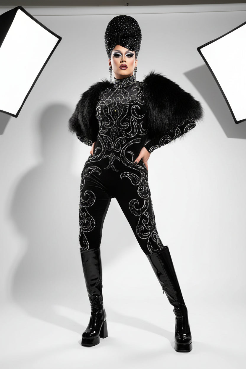 Retro Patent Go-Go Boots| Orange · Purple · Pink · Black · Green · White