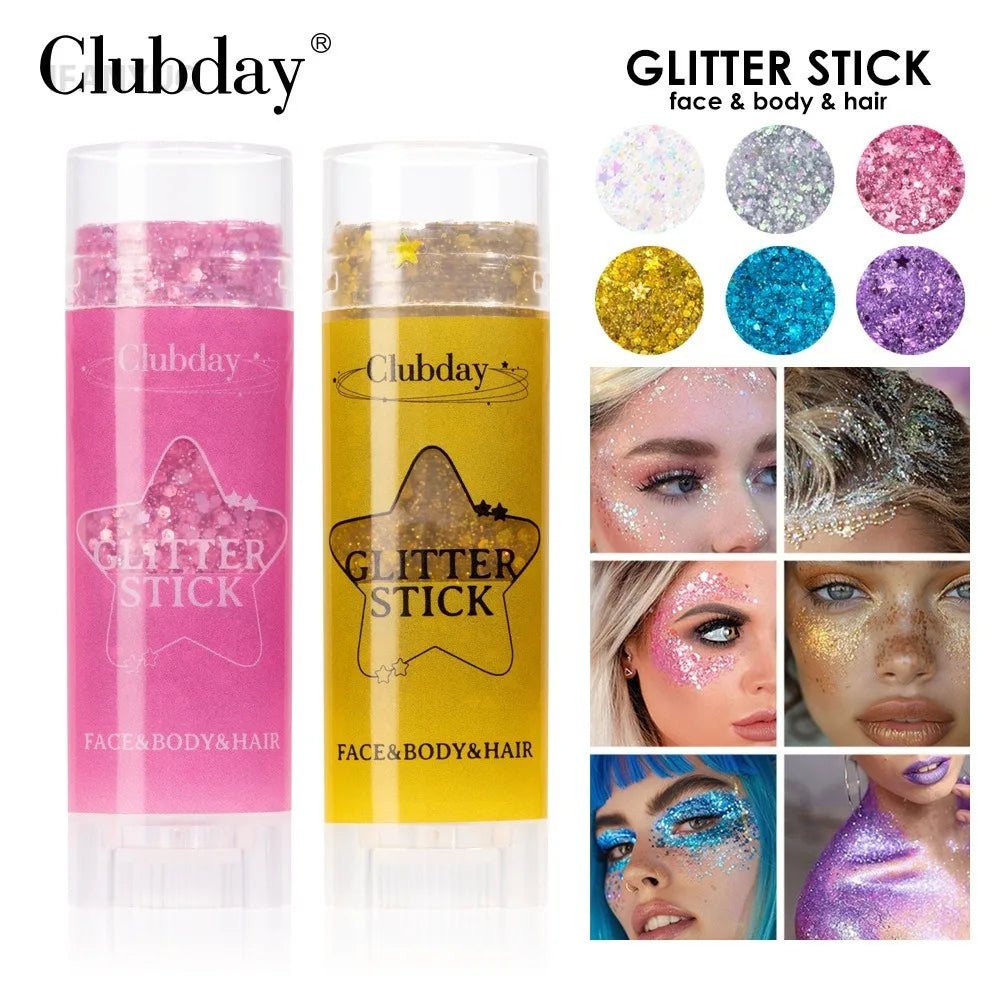 Chunky Glitter Gel Stick | Face, Body & Hair | Long-Lasting Shimmer
