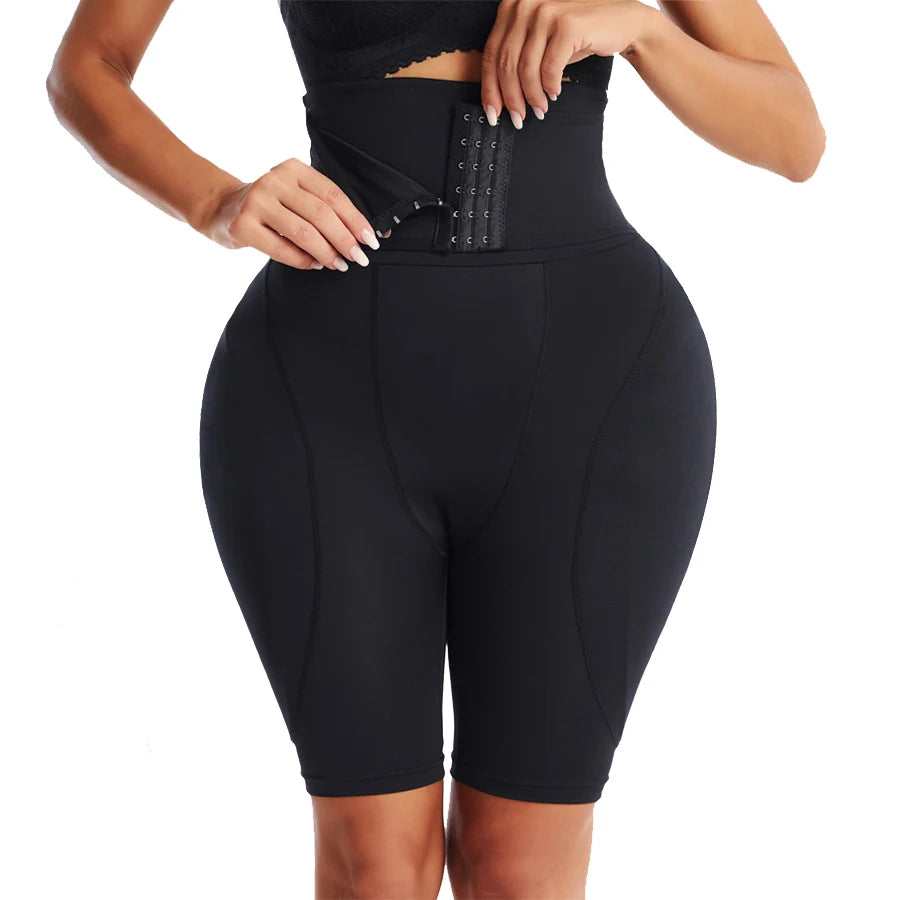 Booty Poppin' Hip Enhancer Shapewear - Padded Butt Lifter Shorts