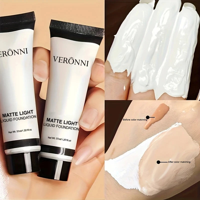 White Matte Liquid Foundation – Full Coverage for Stage, Cosplay & Drag