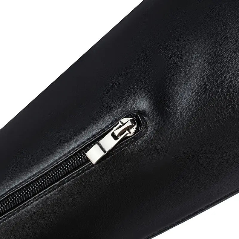 Over-the-Top Thigh-High Stiletto Boots | Red · Black · Beige