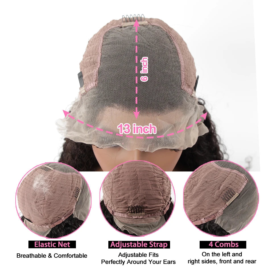"Wave Theory" Brazilian Body Wave Wig – 13x6 HD Lace Frontal, Pre-Plucked, 18–32"