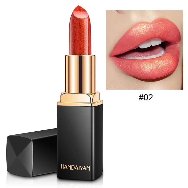Metal Shimmer Lipstick – 9 Shades