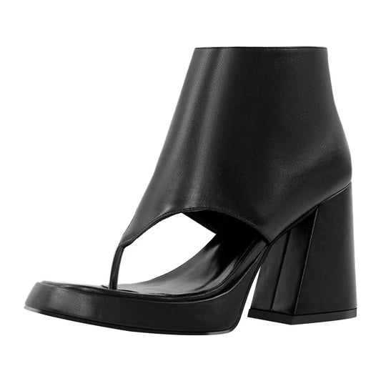 Midnight Dominance Platform Heels – US 5–15