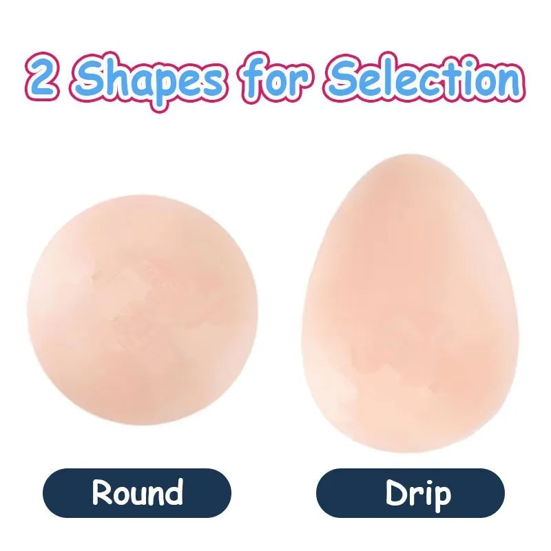 Silicone Buttock Pads for Drag & Cosplay – Round or Dripping Style, Sizes A–G