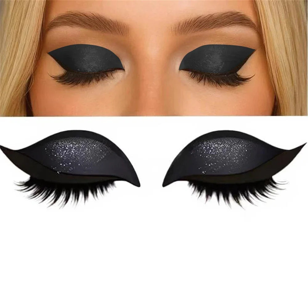 2-in-1 Eyeshadow & Lash Stickers | Peel, Stick & Serve Face
