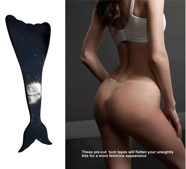 Reusable Mermaid Tucking Tape – Gaff Alternative for Drag, Trans & Crossdressing