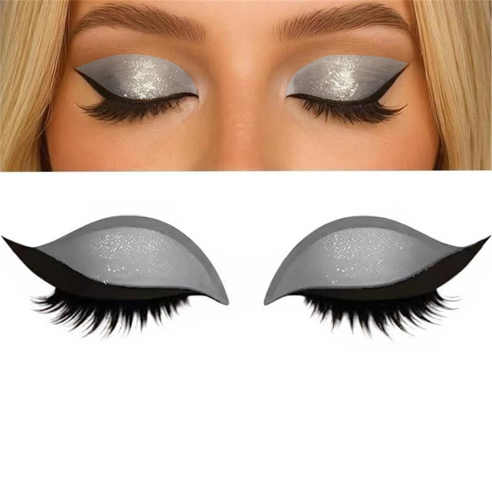 2-in-1 Eyeshadow & Lash Stickers | Peel, Stick & Serve Face