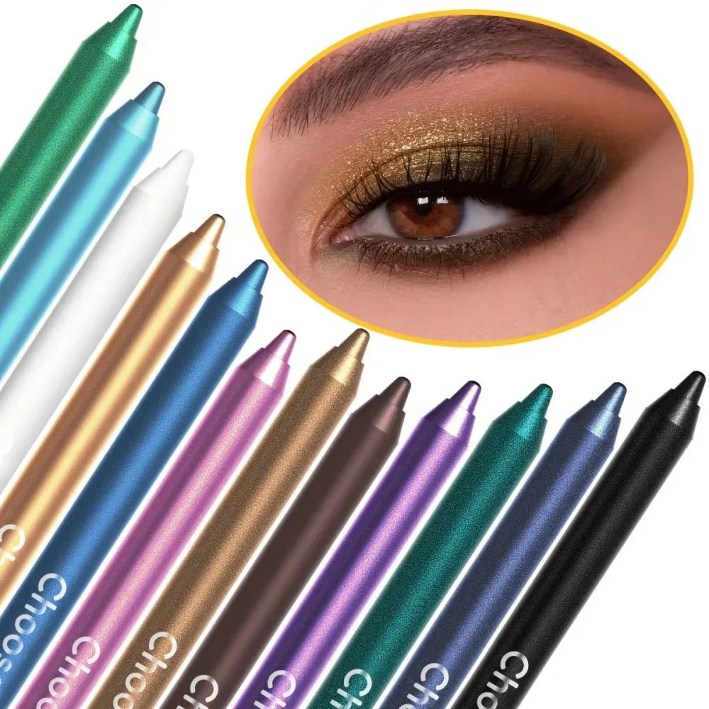 12-Piece Shimmer Eyeliner & Eyeshadow Pen Set | Waterproof