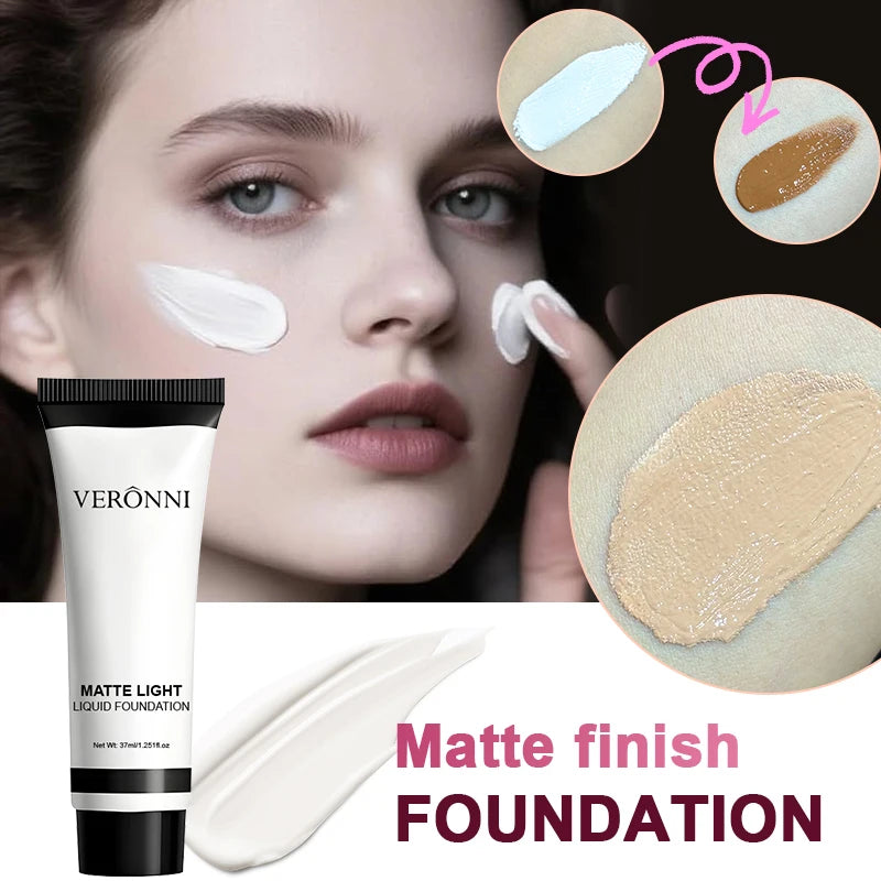 White Matte Liquid Foundation – Full Coverage for Stage, Cosplay & Drag
