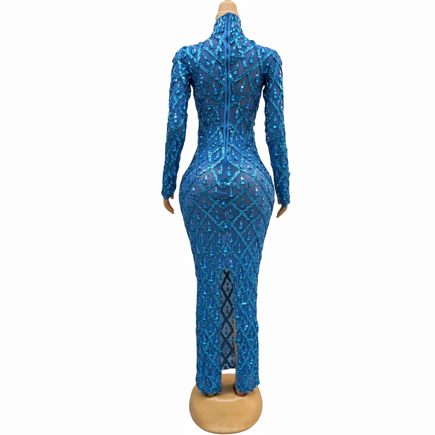 Product Title: Spill the Tea, Not the Sequins: Long Mesh Mermaid Majesty