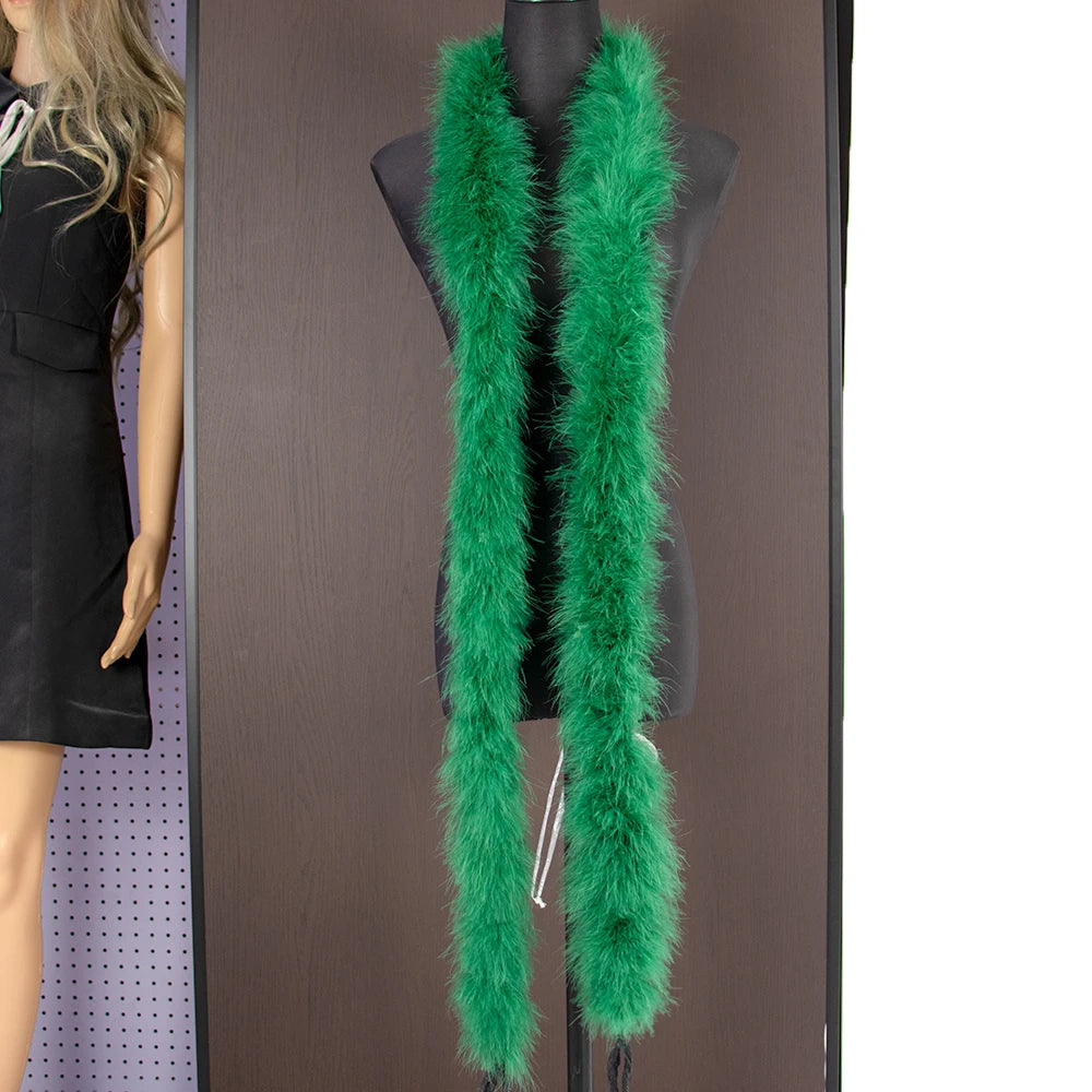 Fluffy Marabou Turkey Feather Boa – 2M | Drag, Party & Costume Accessory