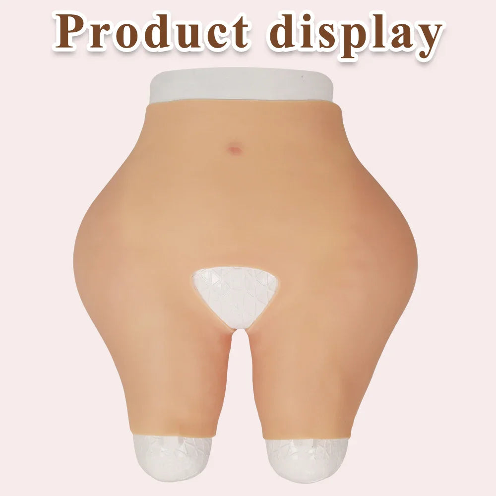 RIEZRS Silicone Big Butt Pants Hip Enhancement Panties Fake Ass Butt Pads Control Pants for Ladyboy Drag Queen,Color 1,S RIEZRS Silicone Big Butt Pants Hip Enhancement Panties Fake Ass Butt Pads Control Pants for Ladyboy Drag Queen,Color 1,S