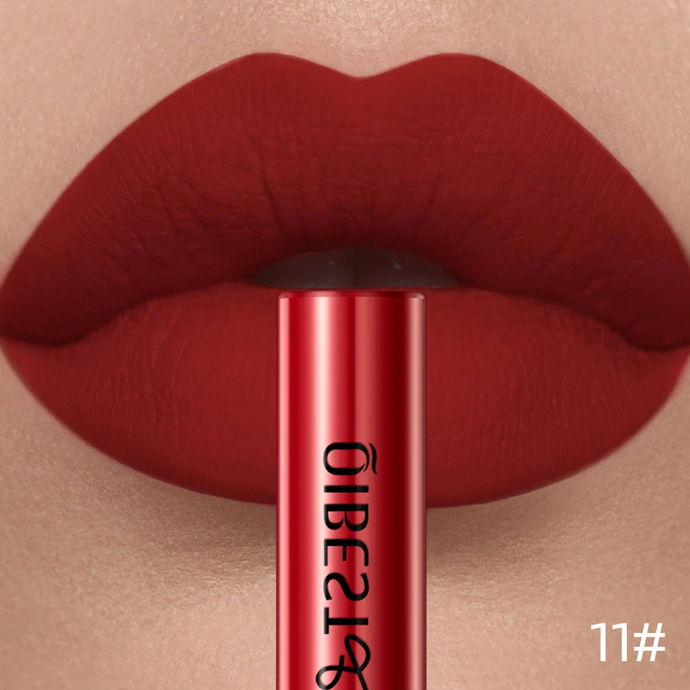 Velvet Matte Liquid Lipstick – 24 Shades, Waterproof Non-Stick Long-Lasting Lip Gloss