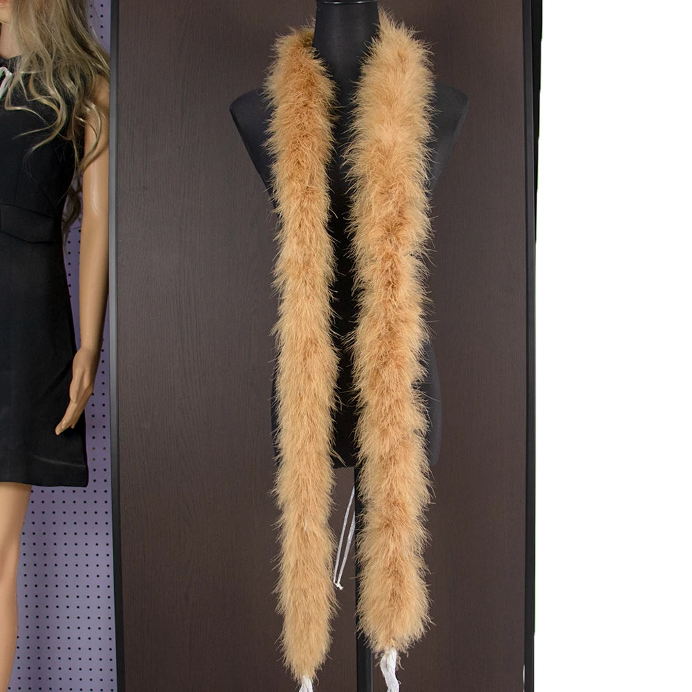 Fluffy Marabou Turkey Feather Boa – 2M | Drag, Party & Costume Accessory