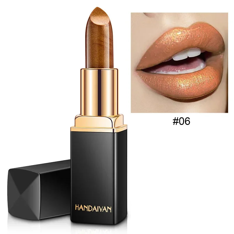 Metal Shimmer Lipstick – 9 Shades
