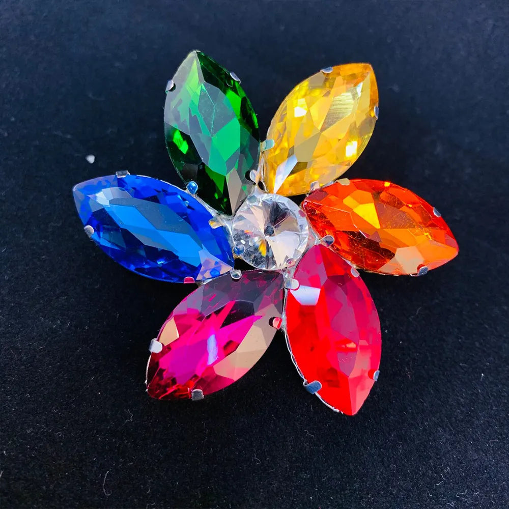 Shine Bright, Queen Amaya: Rainbow Crystal Ring at The Drag Queen Store