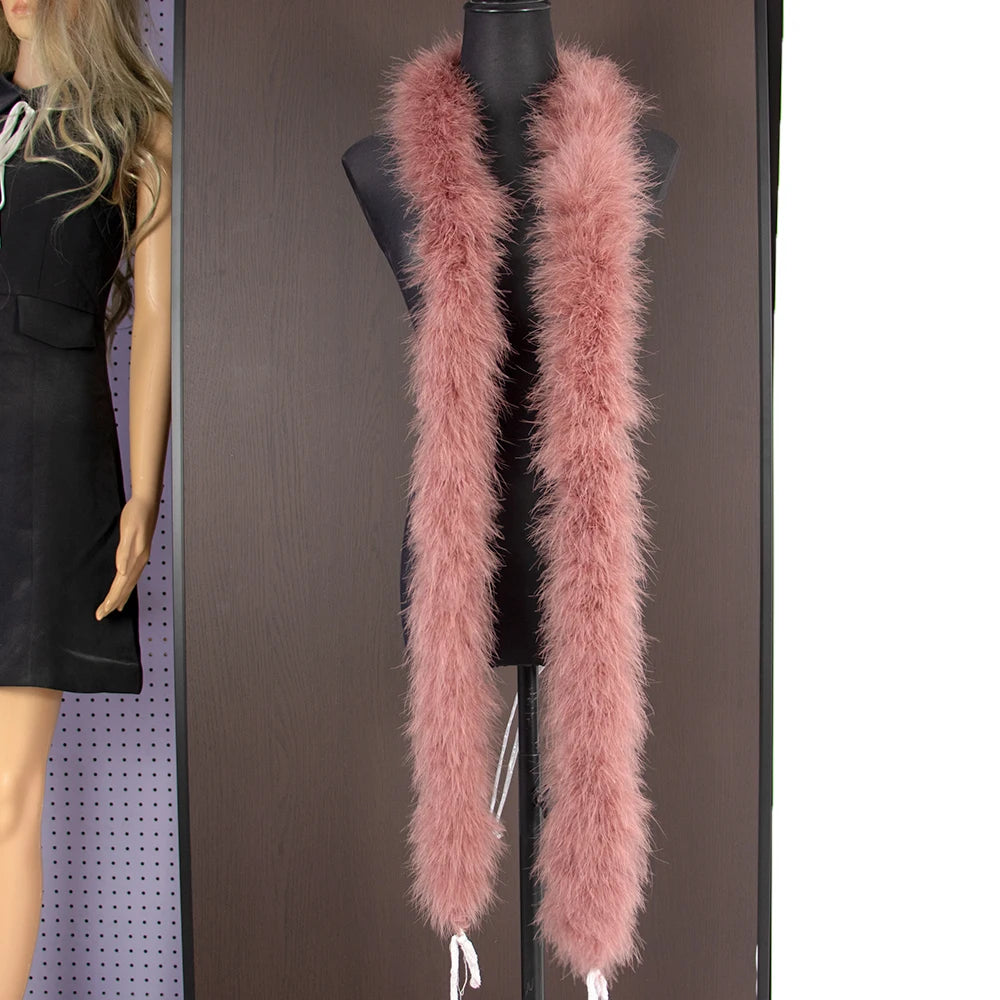 Fluffy Marabou Turkey Feather Boa – 2M | Drag, Party & Costume Accessory