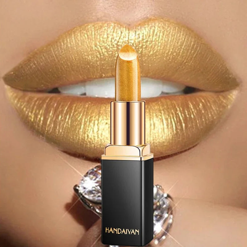 Metal Shimmer Lipstick – 9 Shades