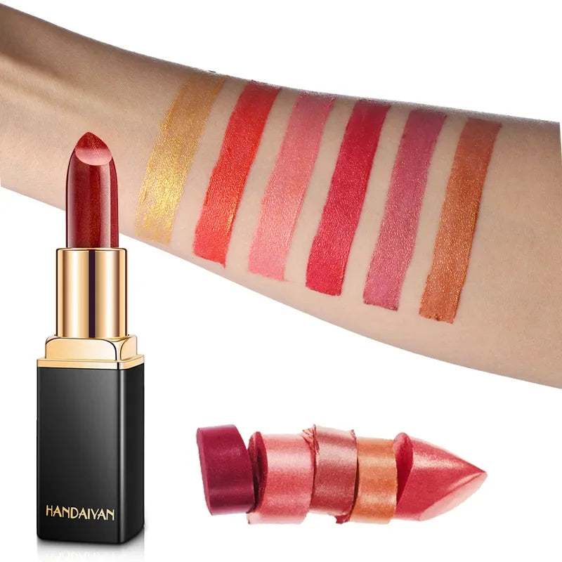Metal Shimmer Lipstick – 9 Shades