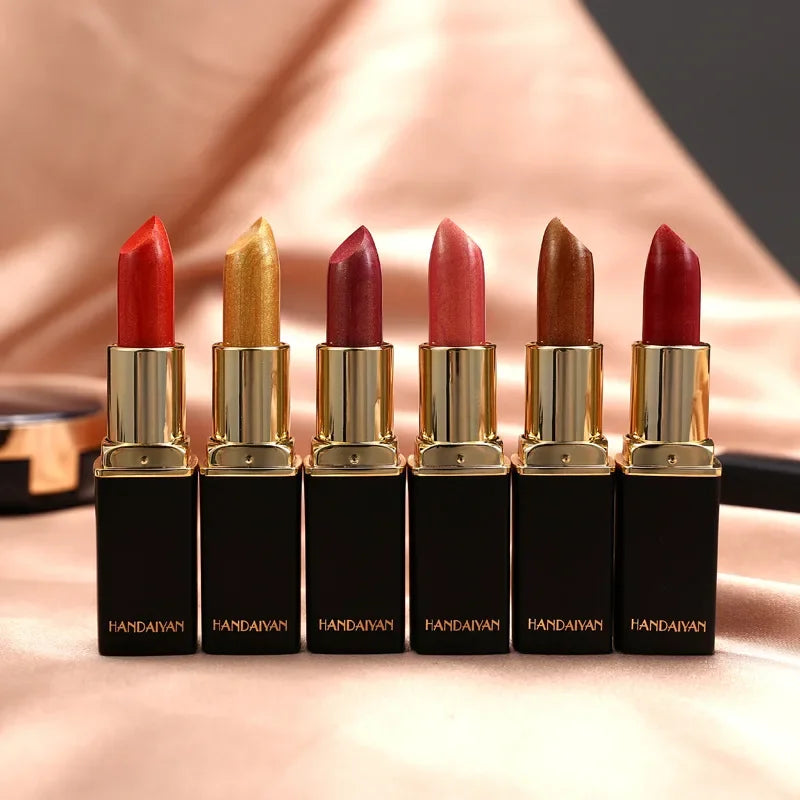 Metal Shimmer Lipstick – 9 Shades