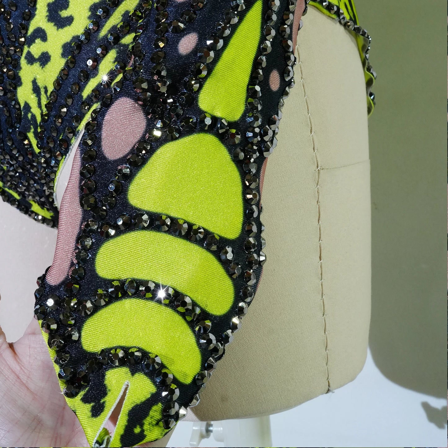 Sparkly Rhinestone Bodysuit – Sexy Drag Queen Dance & Stage Costume