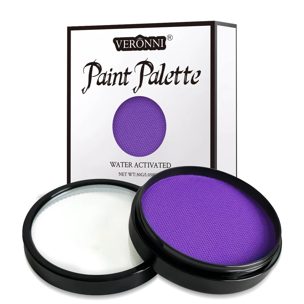 Water-Soluble Face & Body Paint with Brushes