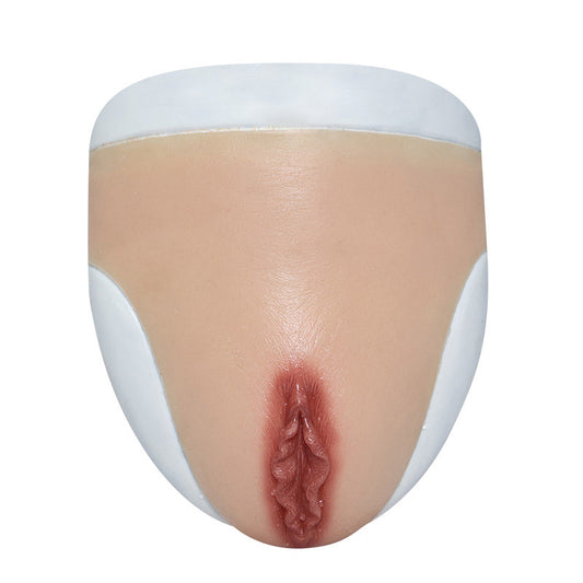 Large Fake Silicone Vagina Thong